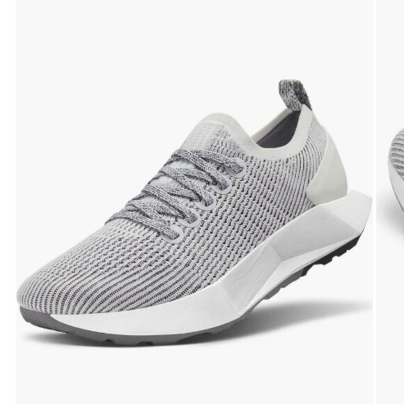 Allbirds Tree Flyer Running Shoe - Blizzard / Grey  -- New! - Picture 1 of 4